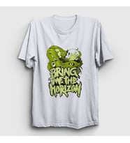 Presmono Unisex Beyaz Green Bring Me The Horizon T-Shirt 20903tt