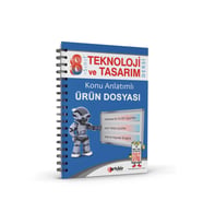 Artıbir Yayınları 8 Sınıf Teknoloji Ve Tasarım Dersi Konu Anlatımlı Ürün Dosyası (%100 Müfredata Uyu