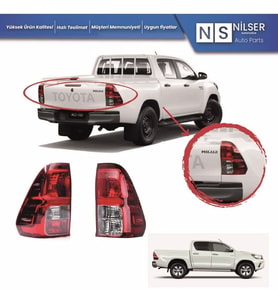 Toyota  Hilux Sağ-Sol Arka Stop Lambası Takımı DUYLU 2015-2020