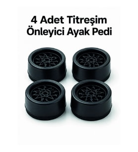 Mey İthalat® 4'lü Set Çamaşır Makinesi Titreşim Önleyici Ped