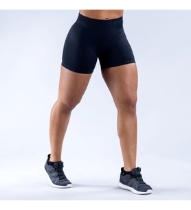 DFYNE Kadın Siyah Seamless Spor Şort