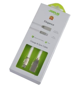 Jopus Universal Micro Elegance Data Kablosu Beyaz 1mt