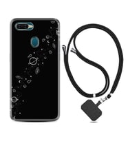 Oppo A5S A15 A16 A54 A55 A73 A74 Kılıf Boyun Askılı Silikon Planet 1620