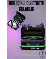 Özellikli Kablosuz Bluetooth Kulaklık Rgb Işıklı