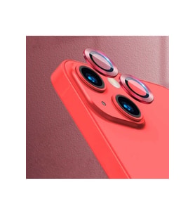Apple iPhone 13 Mini Uyumlu Zore CL-02 Kamera Lens Koruyucu (Kırmızı)