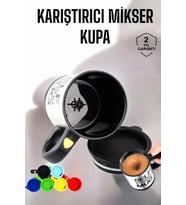 Yazılı Kupa Kendi Kendini Karıştıran Mikser Kupa Termos Bardak