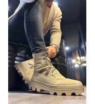 Erkek bot Knack Erkek Spor Bot B14 Vizon Süet (Beyaz)