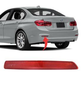 Bmw 3 Serisi F30 LCİ Arka Tampon Reflektörü Sol 2015-2019 63147400207
