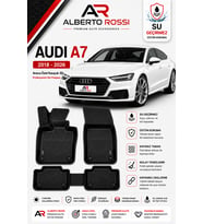AUDI A7 2018 - 2026 Araca Özel Kauçuk 3D Profesyonel Oto Paspası