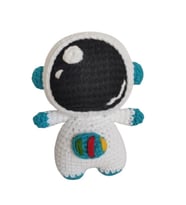 Maskot Şirin Astronot Amigurumi Organik Oyuncak