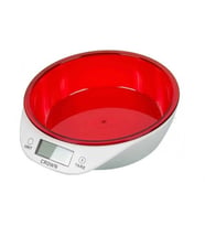 Crown Dijital Lüks Kefeli Mutfak Terazisi 5 Kg Çıkarılabilir Ölçü Kabı Terazi Tartı Gram