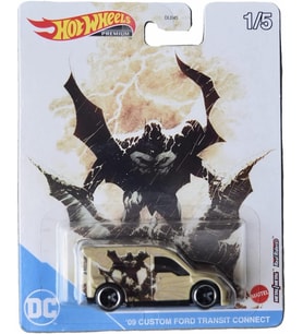 Hot Wheels '09 Özel Ford Transit Connect - 2022 Yarasa Adam 1/5 (Çok Renkli)