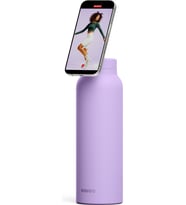 Ringo Pro Pipetli, Telefon Tutuculu Termal Çelik Termos 710 ml (Lila)