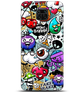 Xiaomi Redmi Note 9S Kılıf HD Baskılı Kılıf - Followed Institution 0594