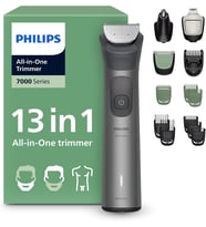 All-In-One Trimmer 7000 Serisi, 13'Ü 1 Arada Erkek Bakım Seti, Beardsense Teknolojisi, 120 Dakika Ça