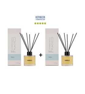 2x Sakız Dekoratif Ortam Kokusu 120 ml Sympathetic Place - Bambu Çubuklu (Standart)