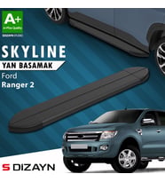 S-Dizayn Ford Ranger 2 Skyline Siyah Yan Basamak 193 Cm 2006-2013 A+ Kalite