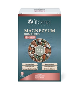 FİTOMER MAGNEZYUM P5P  B6 VİTAMİN VE  D VİTAMİNİ 60 KAPSÜL