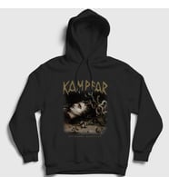 Presmono Unisex Siyah Ofidians Manifest Kampfar Kapüşonlu Sweatshirt 424517tt