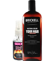 Brickell Saçsakal 237ML Erkek Beyazıık Şampuanı + Sıxx Erkeklere Özel Delaysprey 30 ml