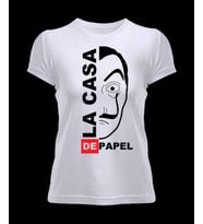 La Case de Papel Kadın Tişört (Beyaz)