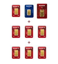 Nadir Gold 24 Ayar 14,5 Gram Altın (1 Ad 5 Gram Altın + 1 Ad 2,5 Gram Altın + 7 Ad 1 Gram Altın )