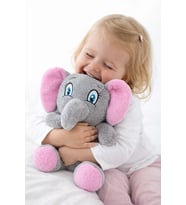 25 cm Peluş Fil - Çocuklar İçin Sevimli Oyun Arkadaşı