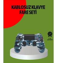 Ps4 Kablosuz Oyun Kolu Gecikmesiz Bağlantılı Ergonomik Tasarımlı