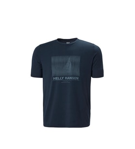 Helly Hansen HP Race Graphic Erkek T-Shirt Navy