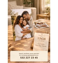 40 Adet Kişiye Özel 13x18 cm Fotoğraf Baskı - Yüksek Çözünürlüklü Kaliteli Baskı