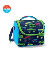 Coral High Kids Mavi Lacivert Monster Truck Desenli Thermo Beslenme Çantası 11821
