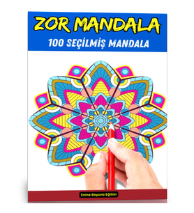 Zor Mandala Boyama Kitabı (100 Seçilmiş Mandala)
