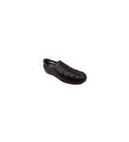 Moda Ayakkabı 0454 Siyah Deri Erkek Sandalet