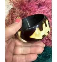 ÇAP 7 CM HİNT TASARIMI KEMİK OTANTİK BİLEZİK KADIN BİLEKLİK