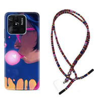 Xiaomi Redmi Note 7 8 9 Pro 10 2022 10 Pro 10S Kılıf Boyun Asklı Rasta Silikon Sakız ve Kız 1767