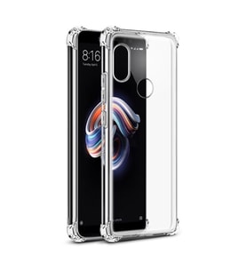 Xiaomi Mi A2 Lite Kılıf Şeffaf Nitro Anti Shock Kapak (Renksiz)