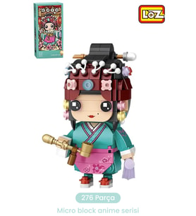 Loz Micro Anime Serisi 1551 Modeli 276 Parça Dekoratif Oyuncak Yapım Seti Yapı Blok