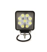 Çalışma Lambası Kare 9 Led 27W Metal 12v 110v