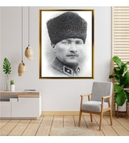 ÇERÇEVELİ ATATÜRK TABLO S580