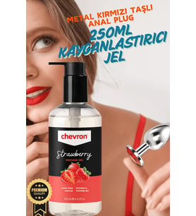 Chevron Kayganlaştırıcı Jel Strawberry 250 Ml & Metal Taşlı Plug