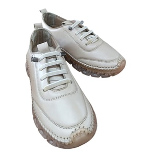 Palovit 2007 Kadın Hakiki Deri Silikon Taban Günlük Comfort Ayakkabı