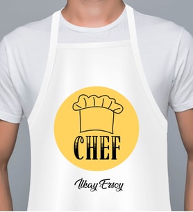 Kişiye Özel En İyi Chef- Aşçı Mutfak Önlüğü