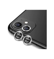 Apple iPhone 12 Uyumlu Zore CL-12 Premium Safir Parmak İzi Bırakmayan Anti-Reflective Kamera Lens Koruyucu (Gümüş)