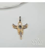 Zirkon Taşlı Pirinç Charmlar - Charm0003