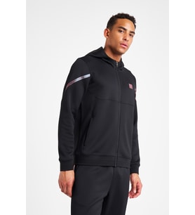 Erkek Fermuarlı Kapüşonlu Sweatshirt 25N-1128