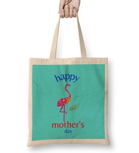 Happy Mothers Day 2021 Bez Çanta Uzun Saplı