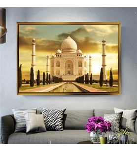 Altın Çerçeveli dekoratif tablo a285 (Gold)