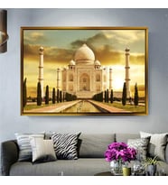 Altın Çerçeveli dekoratif tablo a285 (Gold)