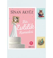 Bir Evlilik Komedisi - Sinan Akyüz - Alfa Yayıncılık - 9786051712536 - Not Defterli Seti (Renksiz)