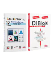 Acil Yayınları 10. Sınıf Matematik ve AKM Dil Bilgisi Soru Bankası Seti 2 Kitap